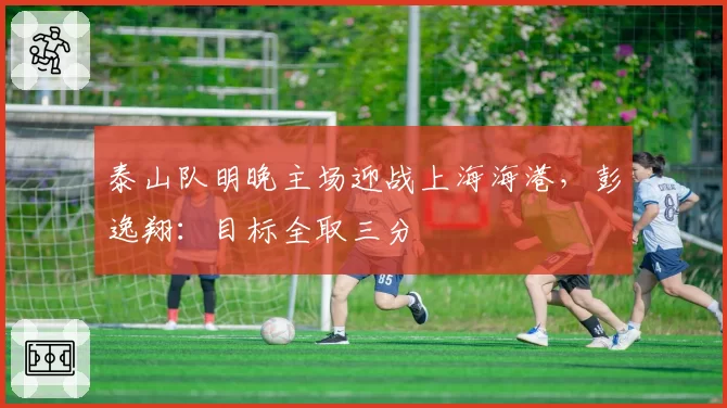 泰山队明晚主场迎战上海海港,彭逸翔:目标全取三分